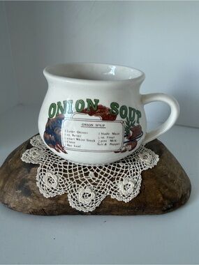 Vintage Onion Soup Bowl